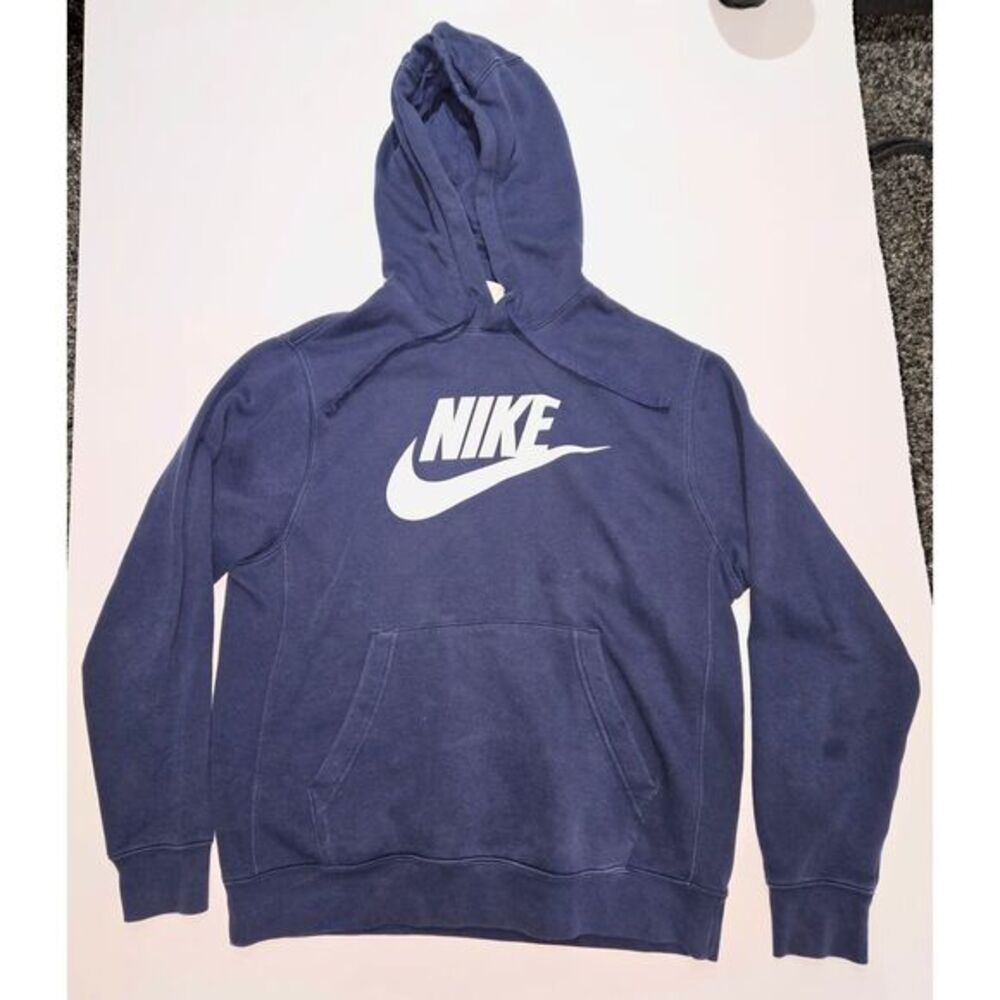 (SOLD) Nike Blue and White Pullover Hoodie